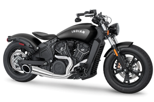 Escape Shorty 2-Into-1 instalado en Indian Scout