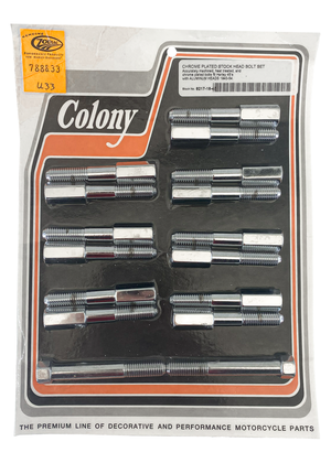Conjunto de tornillería de culata Colony para válvulas laterales