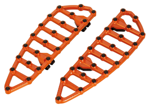 Plataformas traseras estilo motocross Arlen Ness en negro