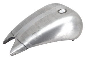 Depósito de gasolina de acero alargado 4 pulgadas para Harley-Davidson Softail