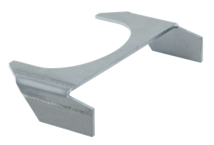 Conjunto de soportes metálicos para montaje de guardabarros custom en motocicleta