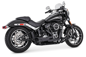 Escape corto tipo Shorty 2-into-1 para motocicleta