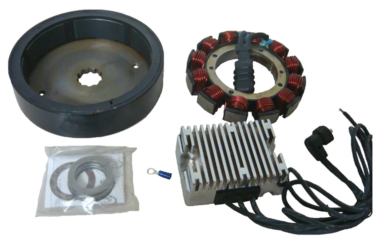 Conjunto de alternador de alta potencia Spyke en acabado metálico