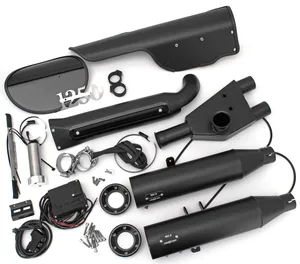 Escape regulable MCJ instalado en motocicleta Harley-Davidson Sportster S
