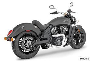 Escape Shorty 2-1 montado en Indian Scout