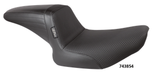 Asiento Le Pera Kickflip solo negro para motocicleta Harley-Davidson FXR
