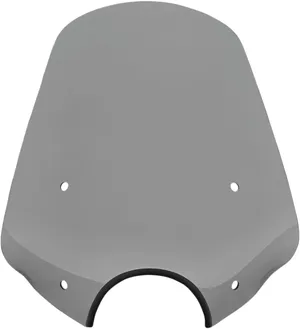 Sportshield Big Shot transparente instalado en manillar de motocicleta Harley-Davidson