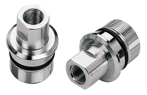 Par de tapones de tubo de horquilla metálicos para horquillas de 41 mm