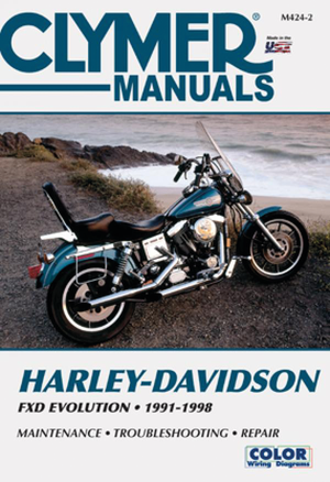 Manual de reparación Clymer para motocicletas