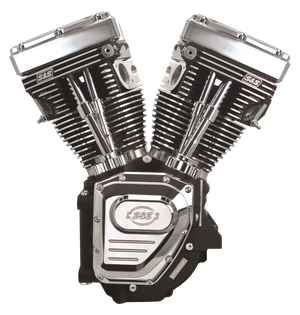 Motor S&S T-Series Long Block completo con bloque y culatas