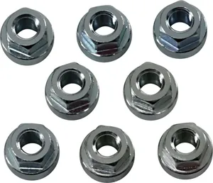 Tuercas valonadas para escape de motocicleta