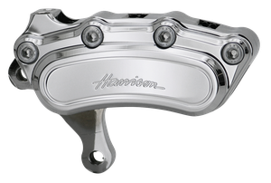 Pinzas de freno Slimline Harrison de aluminio mecanizado en color natural