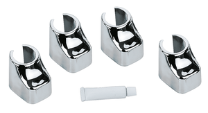Par de tapas cromadas para bloques de taquetes de motor Sportster Evolution