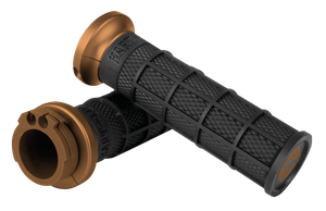 Puños deslizantes ODI Hart-Luck Lock-On Signature con textura Full-Waffle