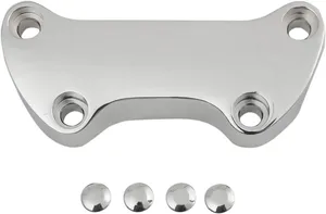 Abrazadera de manillar metálica para motocicleta Harley-Davidson vista lateral