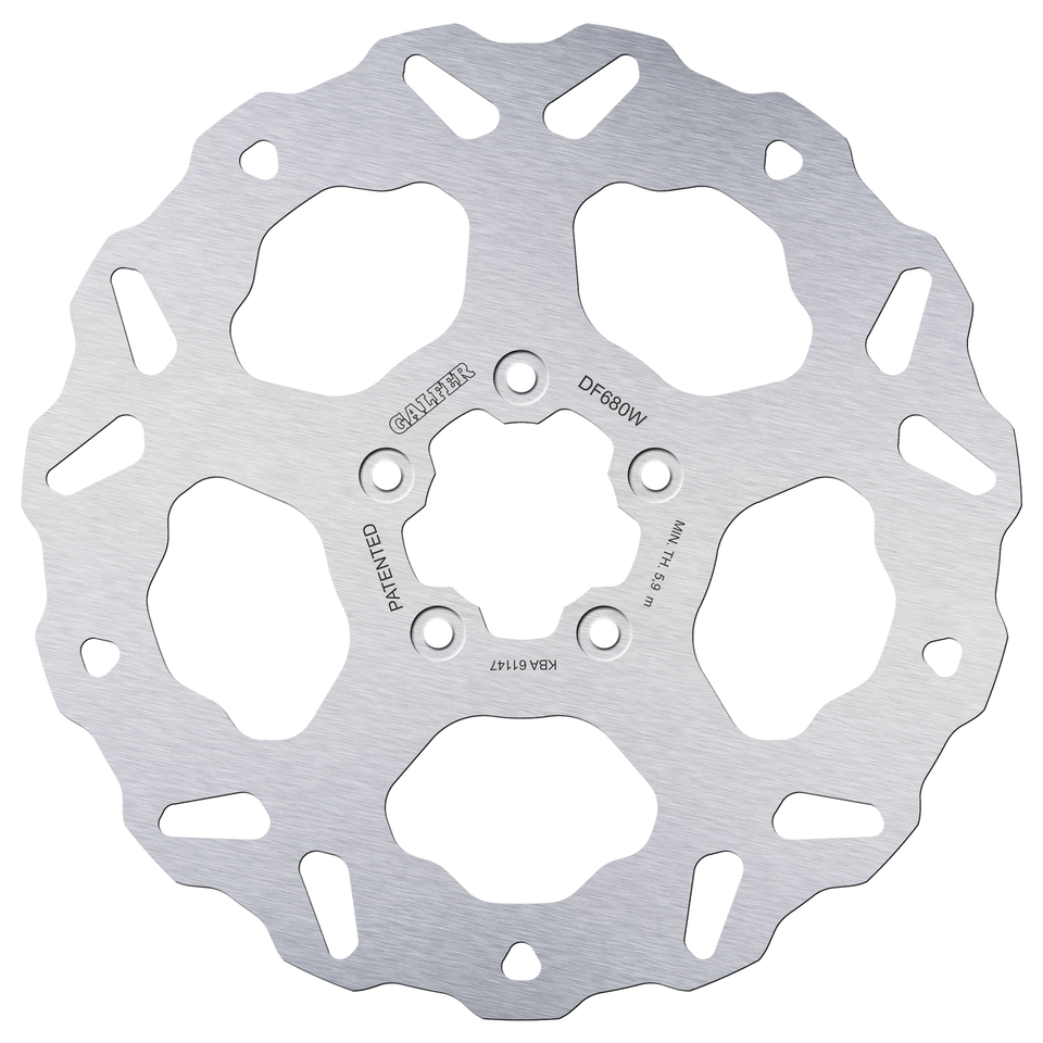 Rotores de freno de disco Galfer Wave para motocicleta