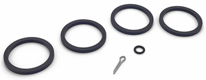 Pinzas de freno Arlen Ness Super Stopper de 6 pistones en negro