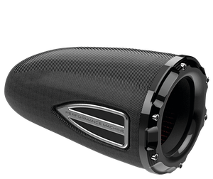 Filtro de aire Performance Machine C4 Series negro con malla metálica