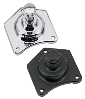 Interruptor de botón pulsador negro para solenoide de arranque de motocicleta