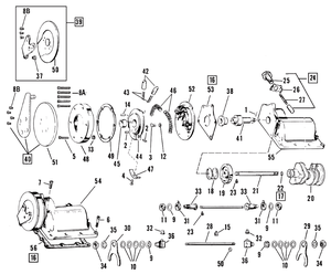 Pedalín superior con diseño ratchet para motos clásicas 1952-1979