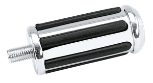 Estriberas Streamliner negras para motocicleta