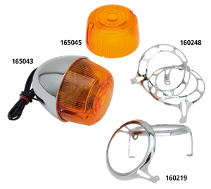 Intermitente de estilo FX para Harley-Davidson modelos FX años 1973-1985
