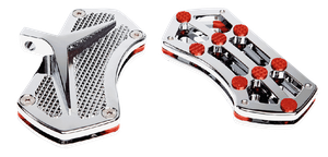 Par de plataformas traseras Vity's Design para motocicleta