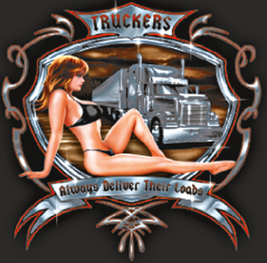 DISEÑOS Y PEGATINAS PARA DEPOSITOS "BIKE TATTOOS" DE LETHAL THREAT - Truckers Deliver 6"x6" — B-stock