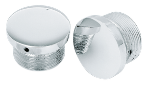 Par de tapones retén para barra de horquilla fabricados en acero inoxidable