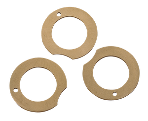 Arandelas de apoyo para cárter izquierdo de motor Big Twin