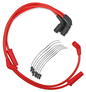 Cables de bujía Accel 8.0 S/S con núcleo ferro-espiral para Harley-Davidson
