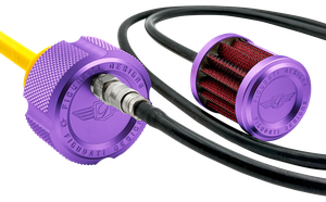 Varilla medidora de nivel de aceite ventilada Figurati Designs para Harley-Davidson Milwaukee Eight Touring