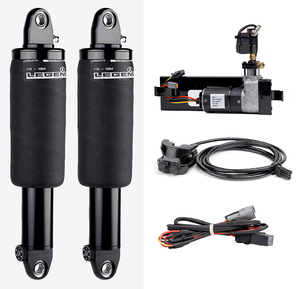 Amortiguador de aire Aero Legend negro para Harley-Davidson