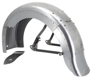 Guardabarros trasero plegable negro para Harley Big Twin Hardtail