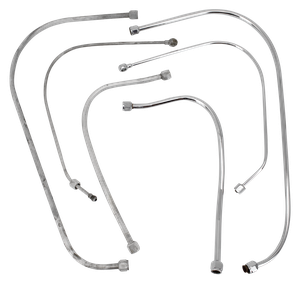 Juego de latiguillos de aceite para motores Harley-Davidson de 45 pulgadas cúbicas