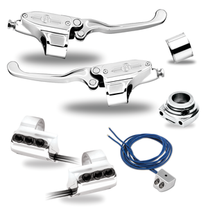Conjunto de control de mano Performance Machine con rosca de 9/16 pulgadas para manillar