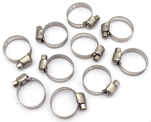 Bridas universales de acero inoxidable para montaje en motocicletas