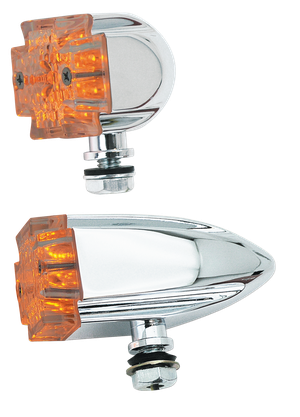 Par de pilotos marker con forma de cruz maltesa para motocicleta Harley-Davidson