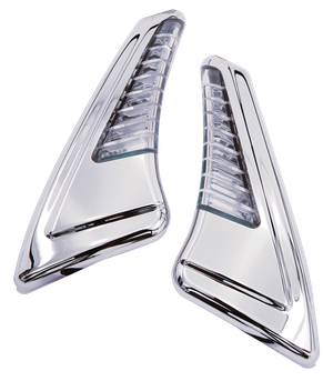 OJOS DE SERPIENTE PARA TOUR-PACK DE CIRO - Cromo, solo luces — B-stock