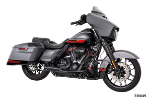 Escape Shorty 2-1 instalado en motocicleta Harley-Davidson