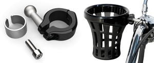 Portavasos Ciro negro para motocicleta
