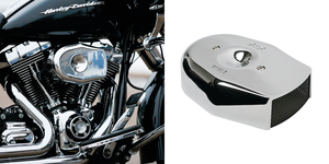 Filtro de aire Stealth Tribute S&S negro mate