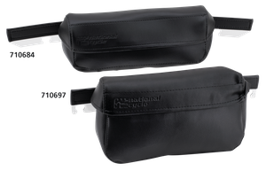 Parabrisas National Cycle Beaded Heavy Duty negro con borde reforzado