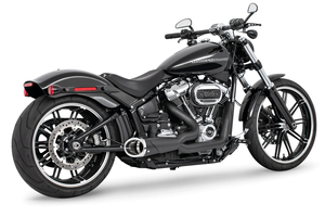 Escape Shorty 2-1 instalado en motocicleta Harley-Davidson