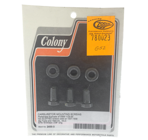 Juego de tornillos para colector de admisión en motores 45ci OHV Flathead