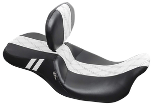 Asiento Le Pera Outcast 2 Up negro para motocicleta Harley-Davidson Touring