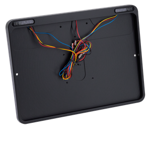 Porta matrícula trasero con luces LED integradas para motocicleta