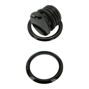 Tapón de gasolina flush-mount negro mate para depósito de motocicleta