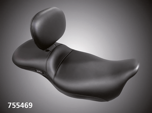 Asiento Le Pera Maverick Long Legs negro para motocicleta Harley Touring
