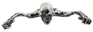 Adorno de visera de faro con diseño de calavera para motocicleta Harley-Davidson
